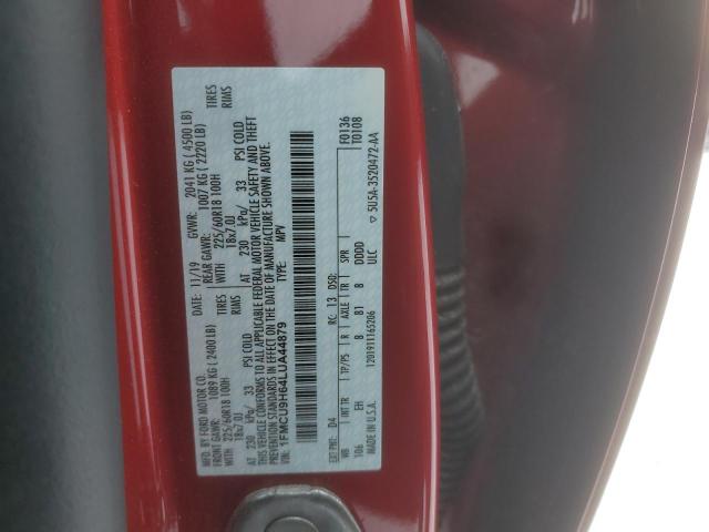 2020 FORD ESCAPE SEL - 1FMCU9H64LUA44879