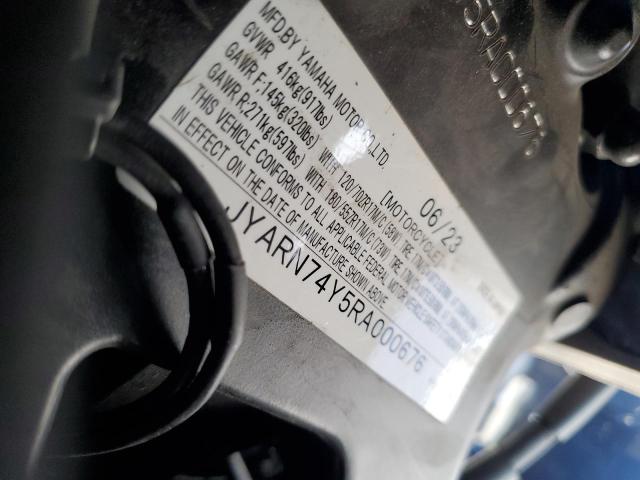 2024 YAMAHA MTT09 GT JYARN74Y5RA000676