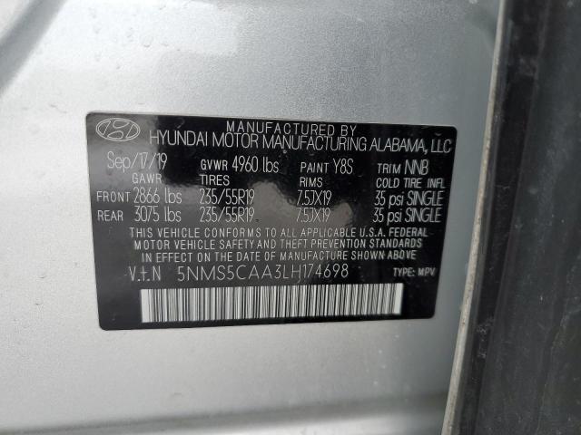 2020 HYUNDAI SANTA FE L - 5NMS5CAA3LH174698
