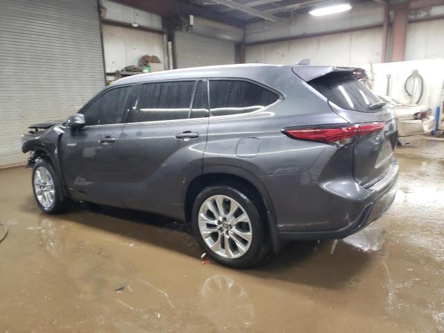 Vin: 5tdxbrch0ms522418, lot: 44133135, toyota highlander hybrid limited 20212