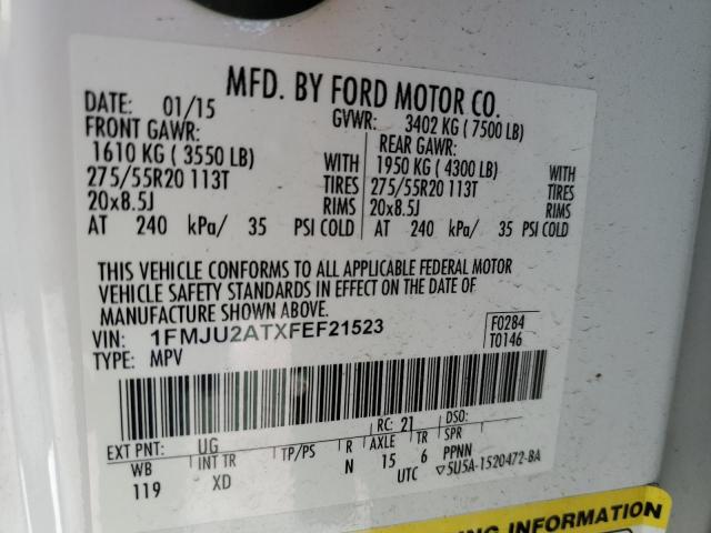 2015 FORD EXPEDITION - 1FMJU2ATXFEF21523