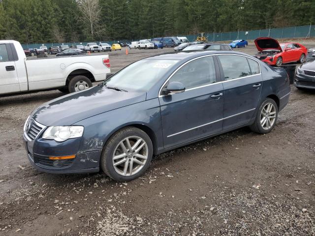 VOLKSWAGEN PASSAT LUX 2008 blue  gas WVWEK73CX8E205869 photo #1