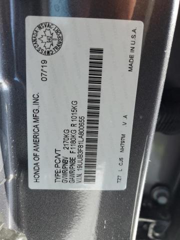 2020 ACURA TLX ADVANC 19UUB3F81LA800655