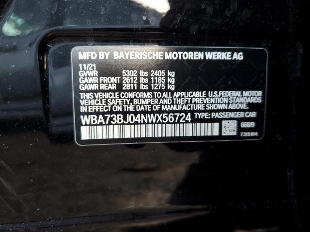 2022 BMW 540 XI WBA73BJ04NWX56724