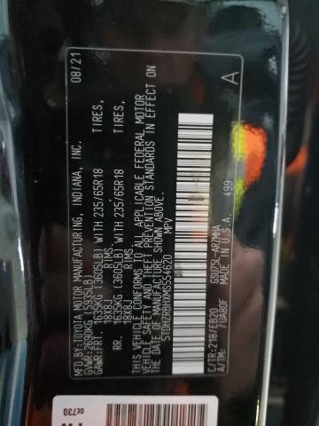 2021 TOYOTA HIGHLANDER - 5TDHZRBHXMS554620