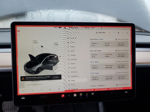 2023 TESLA MODEL 3 5YJ3E1EA2PF701026