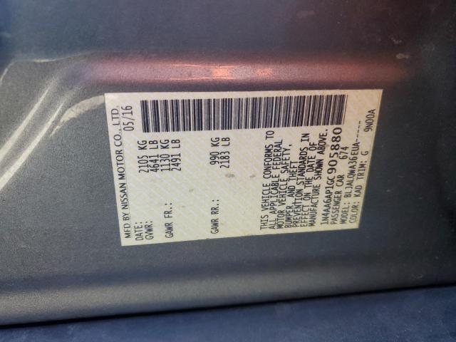 2016 NISSAN MAXIMA 3.5 - 1N4AA6AP1GC905880