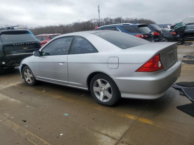 HONDA CIVIC EX 2004 silver  gas 1HGEM22944L045028 photo #3