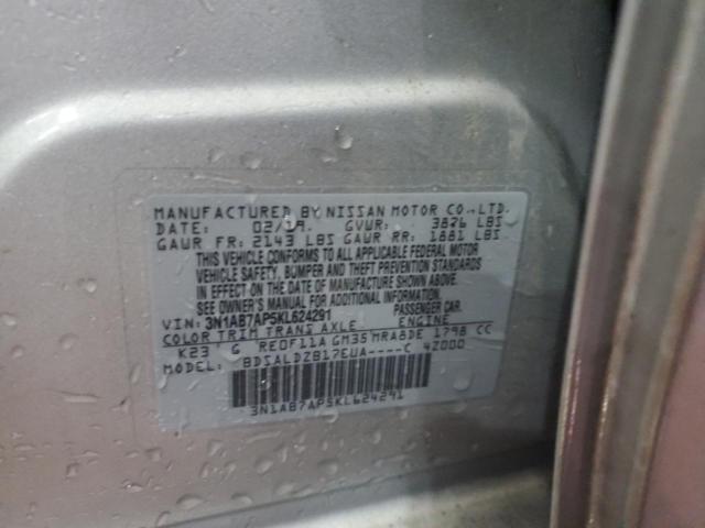 2019 NISSAN SENTRA S - 3N1AB7AP5KL624291