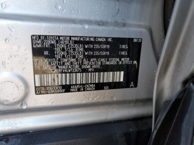 2020 TOYOTA RAV4 XLE P - 2T3A1RFV4LW133675