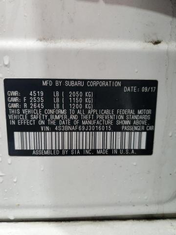 2018 SUBARU LEGACY 2.5 - 4S3BNAF69J3016015