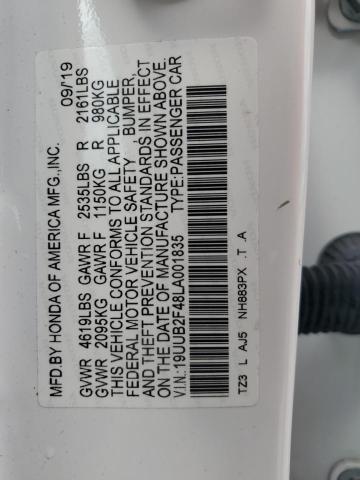 2020 ACURA TLX TECHNO - 19UUB2F48LA001835