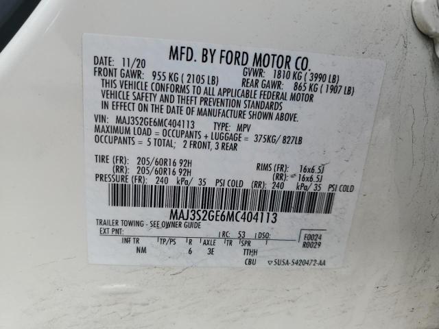2021 FORD ECOSPORT S - MAJ3S2GE6MC404113