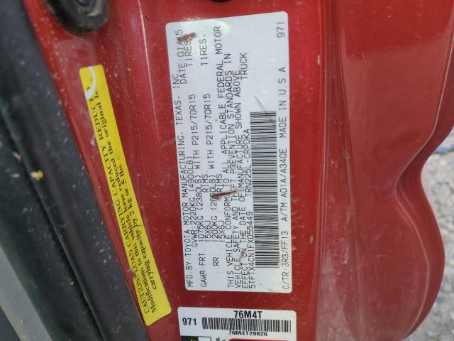 2015 TOYOTA TACOMA ACC 5TFTX4CN1FX055449