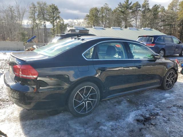 VOLKSWAGEN PASSAT SE 2015 black  diesel 1VWBV7A33FC031632 photo #4