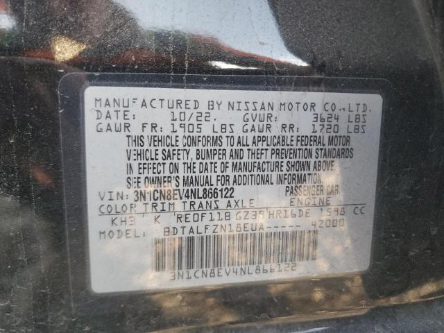 2022 NISSAN VERSA SV - 3N1CN8EV4NL866122