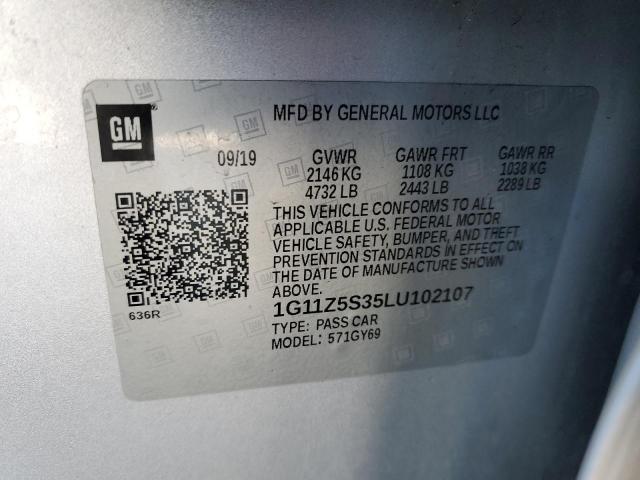 2020 CHEVROLET IMPALA LT - 1G11Z5S35LU102107