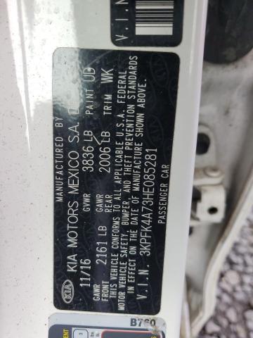 2017 KIA FORTE LX - 3KPFK4A73HE085281