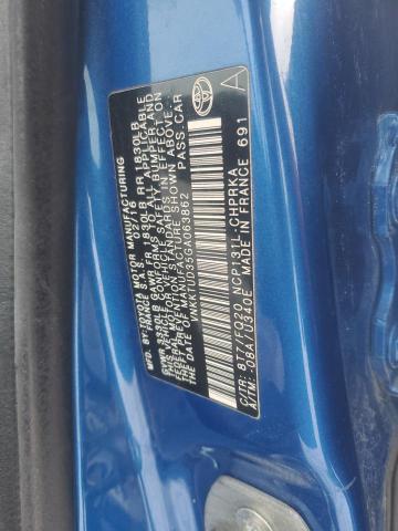 2016 TOYOTA YARIS L - VNKKTUD35GA063862