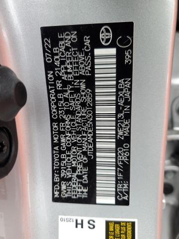 2022 TOYOTA COROLLA LE - JTDEAMDE5N3012859