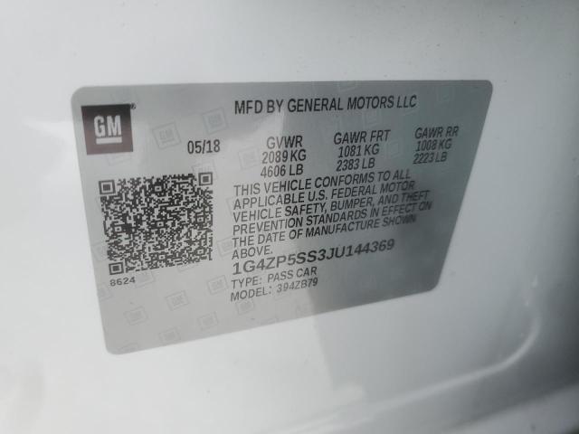 2018 BUICK LACROSSE E - 1G4ZP5SS3JU144369