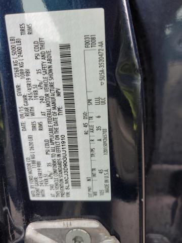 2016 LINCOLN MKC RESERV 5LMCJ3D90GUJ11910