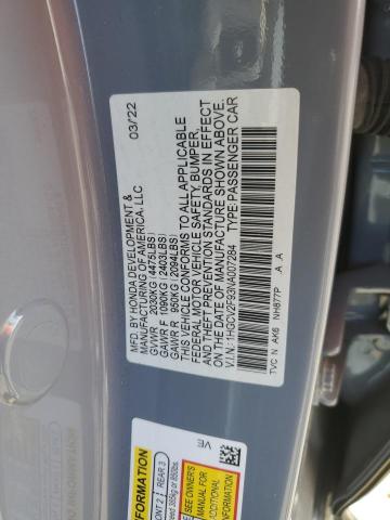 2022 HONDA ACCORD TOU - 1HGCV2F93NA007284
