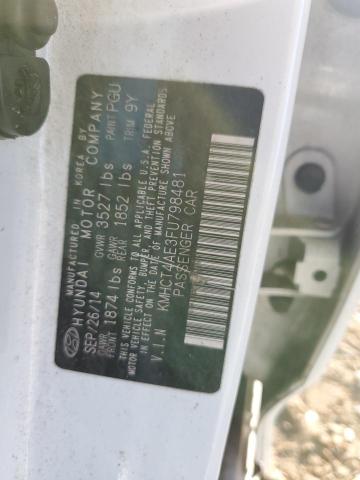 2015 HYUNDAI ACCENT GLS - KMHCT4AE3FU798481