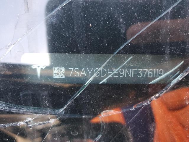 2022 TESLA MODEL Y - 7SAYGDEE9NF376119