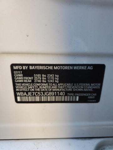 2018 BMW 540 XI WBAJE7C53JG891140