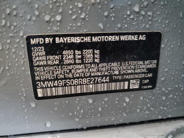 2024 BMW M340I 3MW49FS08R8E27644