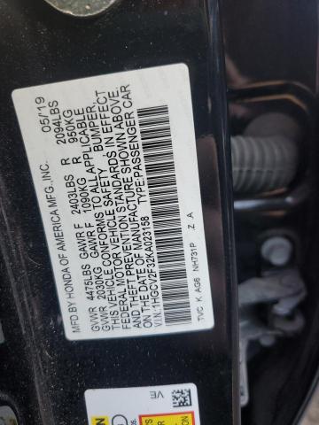 2019 HONDA ACCORD SPO - 1HGCV2F32KA023158