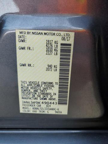 2017 NISSAN ALTIMA 2.5 1N4AL3AP3HC490443