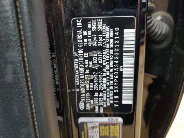 2016 KIA SORENTO LX - 5XYPGDA34GG013140