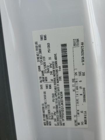 2018 FORD F150 SUPER - 1FTFX1EG1JKE74336
