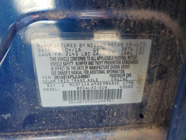 2018 NISSAN SENTRA S - 3N1AB7AP5JL640957