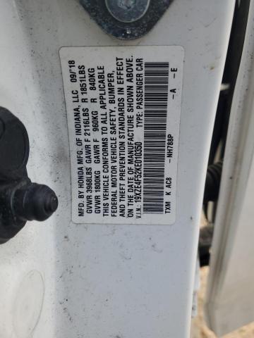 2019 HONDA INSIGHT EX 19XZE4F52KE010350