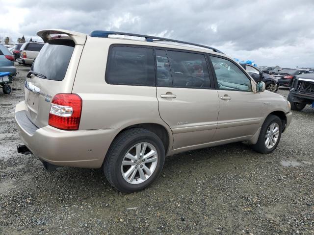 TOYOTA HIGHLANDER 2007 gold  hybrid engine JTEEW21A870043465 photo #4