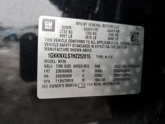 2017 GMC ACADIA DEN - 1GKKNXLS7HZ252016