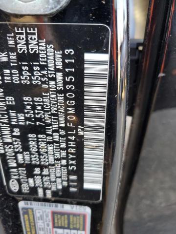 2021 KIA SORENTO EX - 5XYRH4LF0MG035113