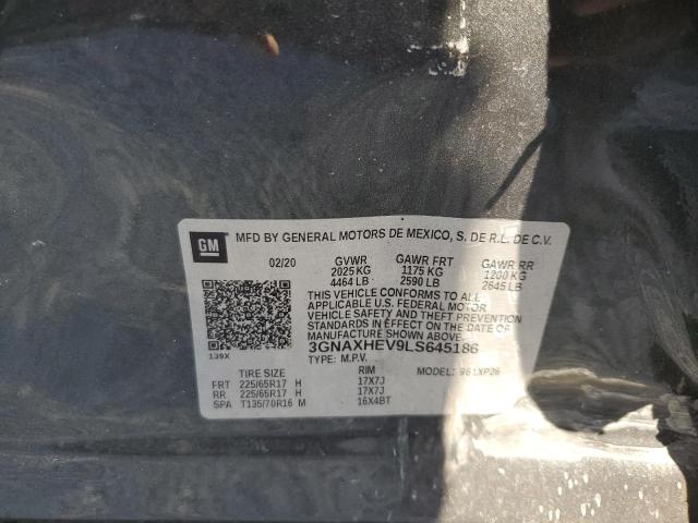 2020 CHEVROLET EQUINOX LS - 3GNAXHEV9LS645186