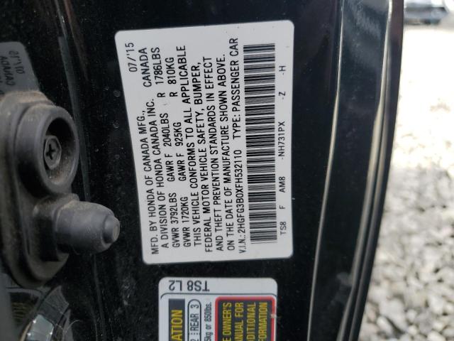 2015 HONDA CIVIC EXL - 2HGFG3B0XFH532110