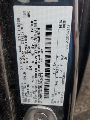 2020 FORD ESCAPE SEL - 1FMCU0H67LUA68573