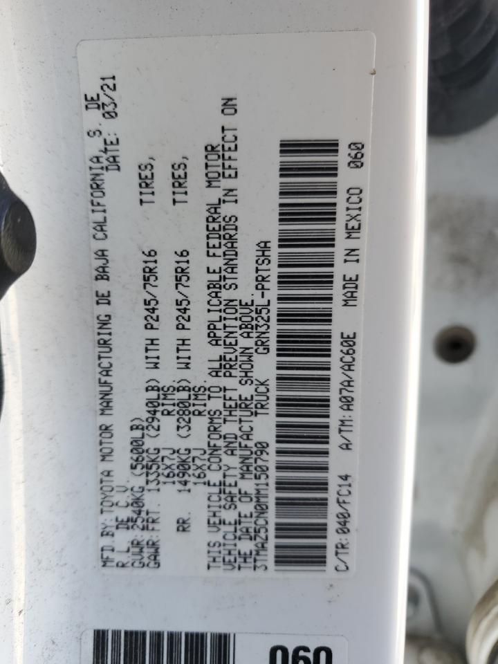 TOYOTA TACOMA DOUBLE CAB