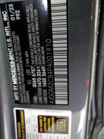 2023 MERCEDES-BENZ EQE SUV 50 4JGGM2CB4PA001910