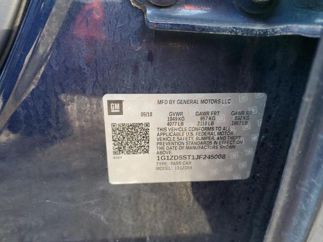 2018 CHEVROLET MALIBU LT - 1G1ZD5ST1JF245008