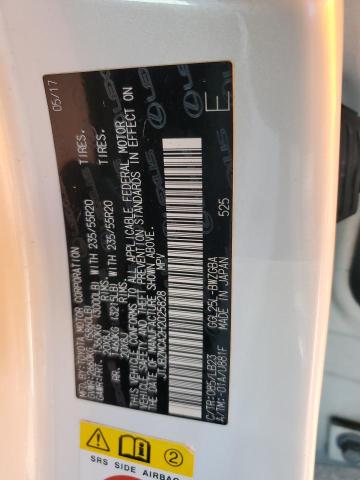 2017 LEXUS RX 350 BAS - JTJBZMCA2H2025828