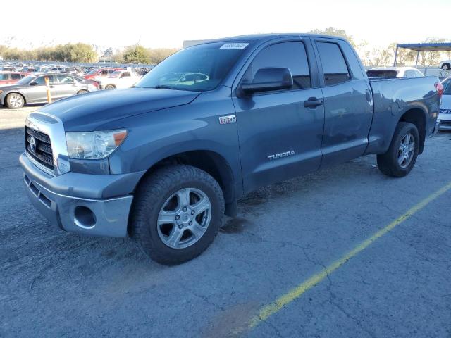 TOYOTA TUNDRA DOU 2008 blue  gas 5TFRV54138X056445 photo #1