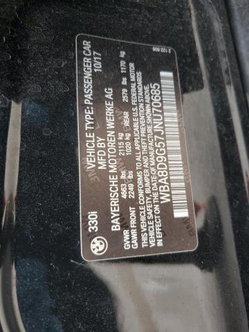 2018 BMW 330 XI - WBA8D9G57JNU70685