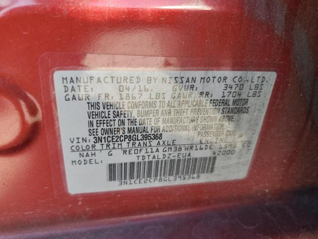 2016 NISSAN VERSA NOTE - 3N1CE2CP8GL395368